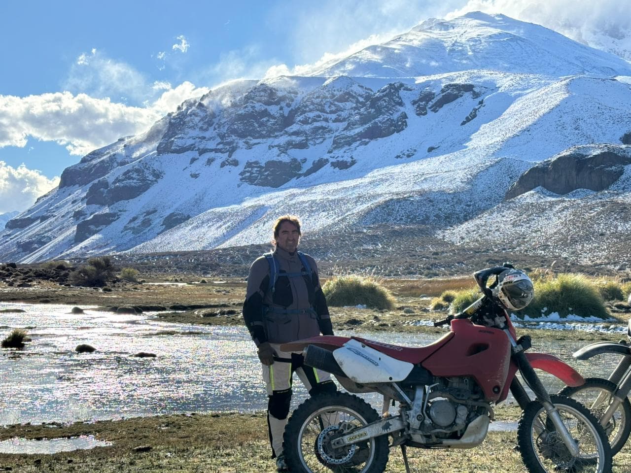 Camino de montaña puesto a prueba por la ruta
